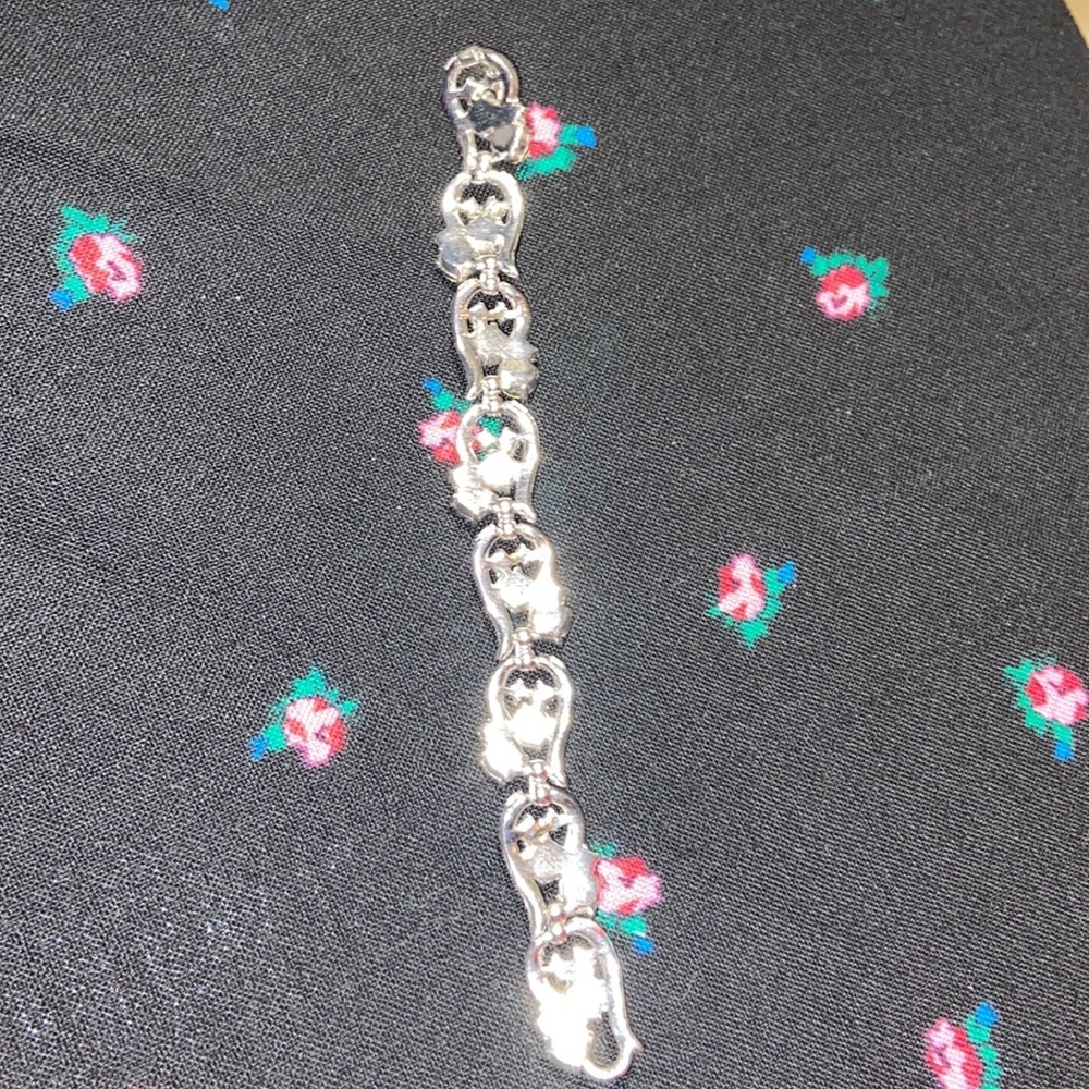 Vintage rhinestone bracelet - Picture 8 of 11